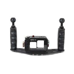 Pack housing for Gopro with tray and grips